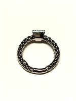 Anello Fope Donna in Oro bianco Diamante 0.27 Ct AN67 BBR - AN67 BBR